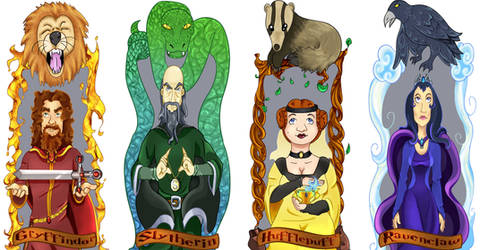 Hogwarts Founders Bookmarks