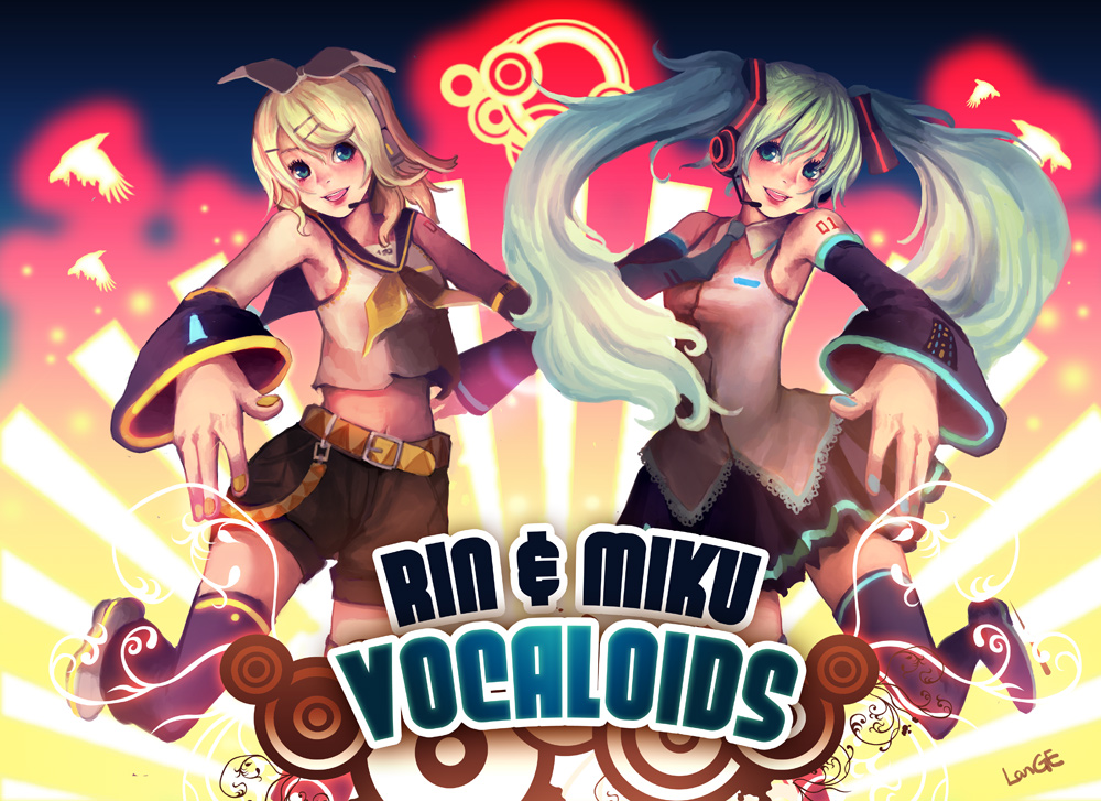 VOCALOIDS RIN and MIKU