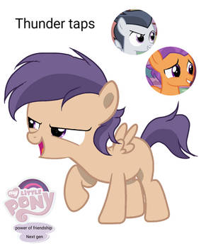 Mlp nextgen power of friendship thunder taps