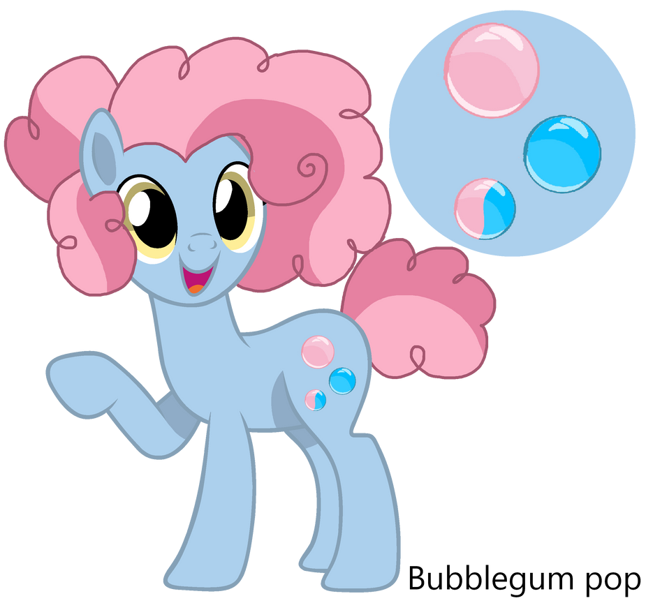 Mlp Oc New Bubblegum Pop by shinobibrooke on DeviantArt