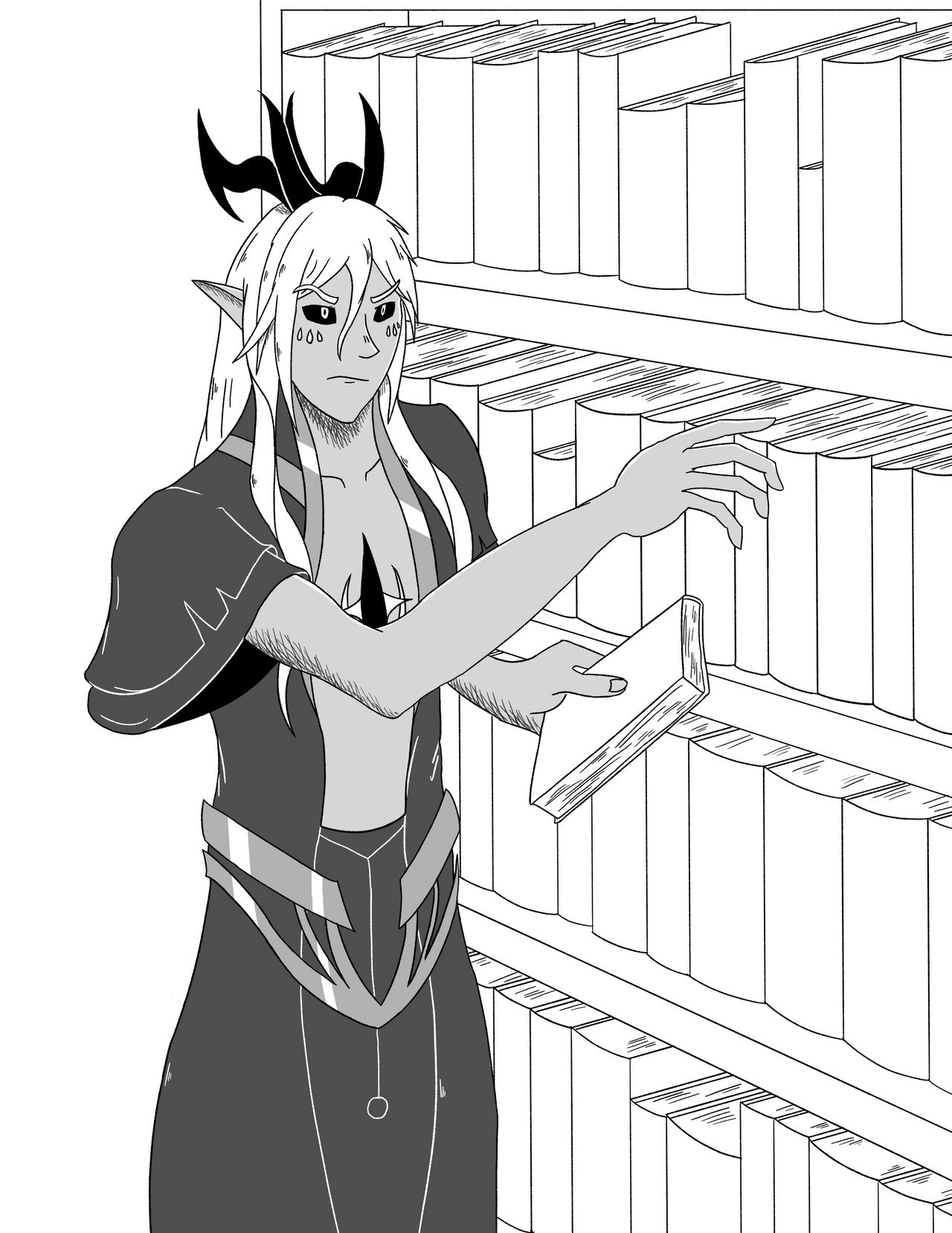 Aaravos doing research