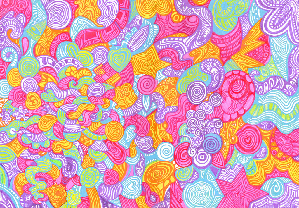 Colorful line pattern by Zyari on DeviantArt