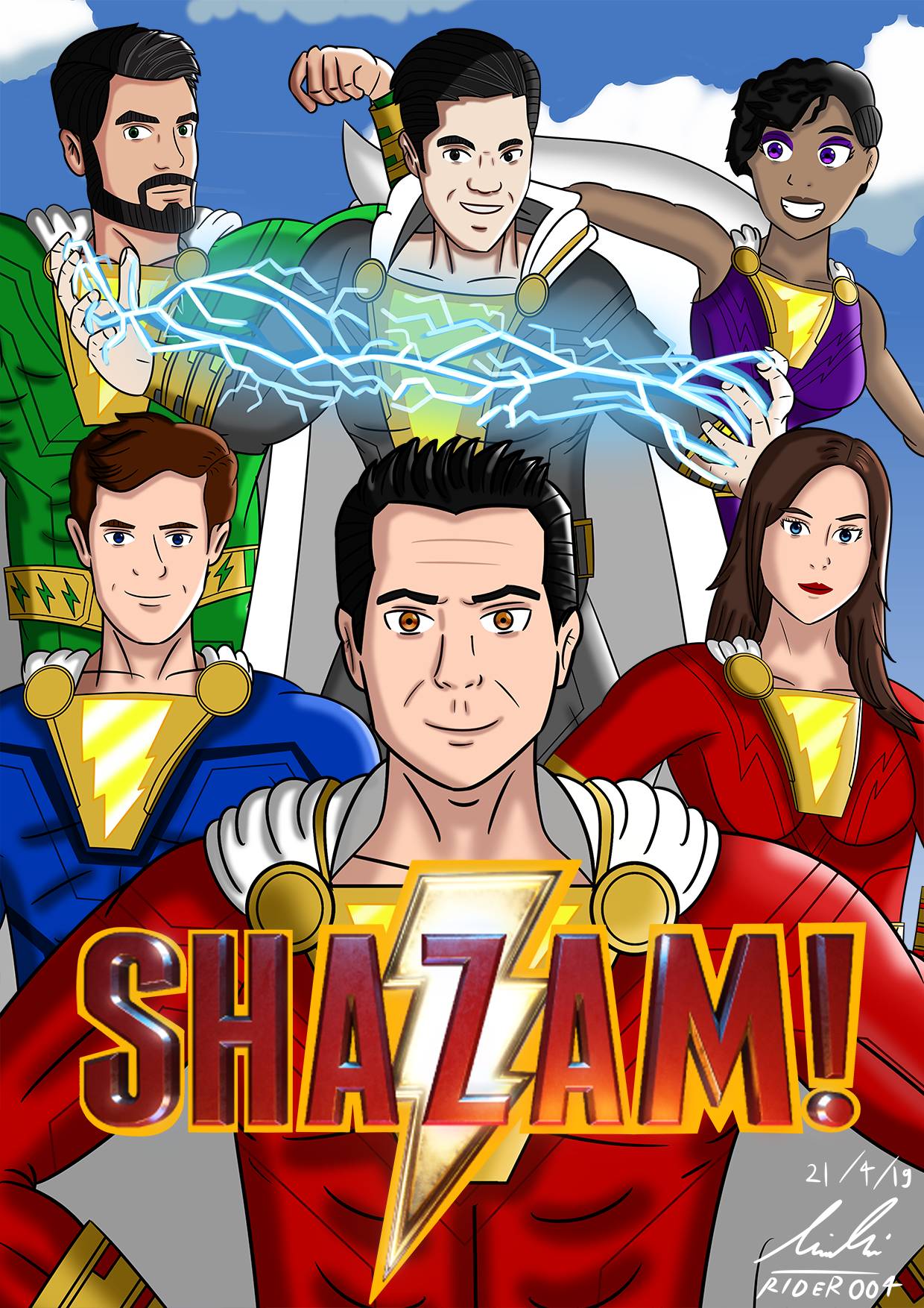 Shazam (DCEU) Poster by TWDYesKaiwei99No on DeviantArt