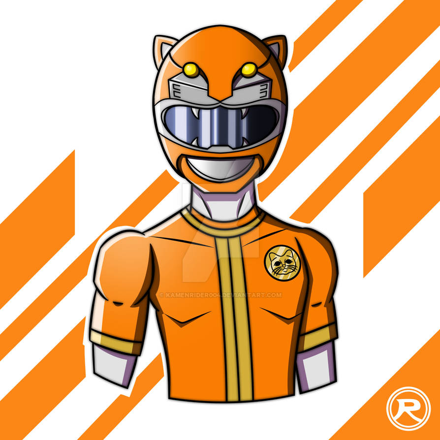Power Rangers Wild Force ( Orange Cat Ranger ) by kamenrider004 on ...
