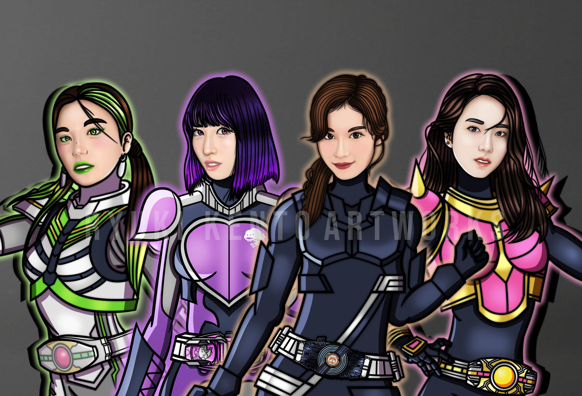 KPOP X KAMEN RIDER ( HELMETLESS VERSION ) by kamenrider004 on DeviantArt