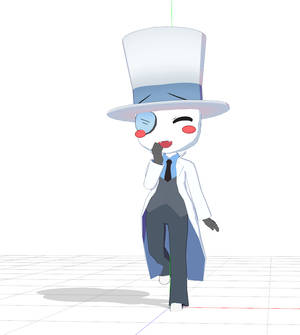 chibi White Hat model WIP