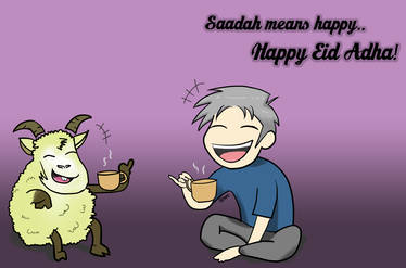 Eid Adha Doodle