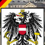Der Schwarz-Rot-Goldene Bundesadler Oesterreichs