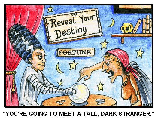 Fortune Teller - Postcard