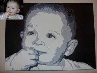 Baby portrait 24'x18'