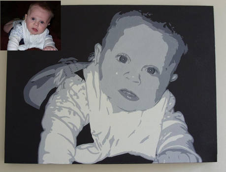 baby portrait 32'x24'