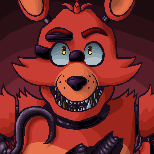 FNaF LGBTQIA+ Icon PFP Withered Foxy in 2023