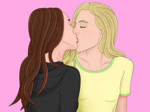 Kat and Hanna Kiss