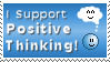 Positive Thinking Stamp by cjqueen76