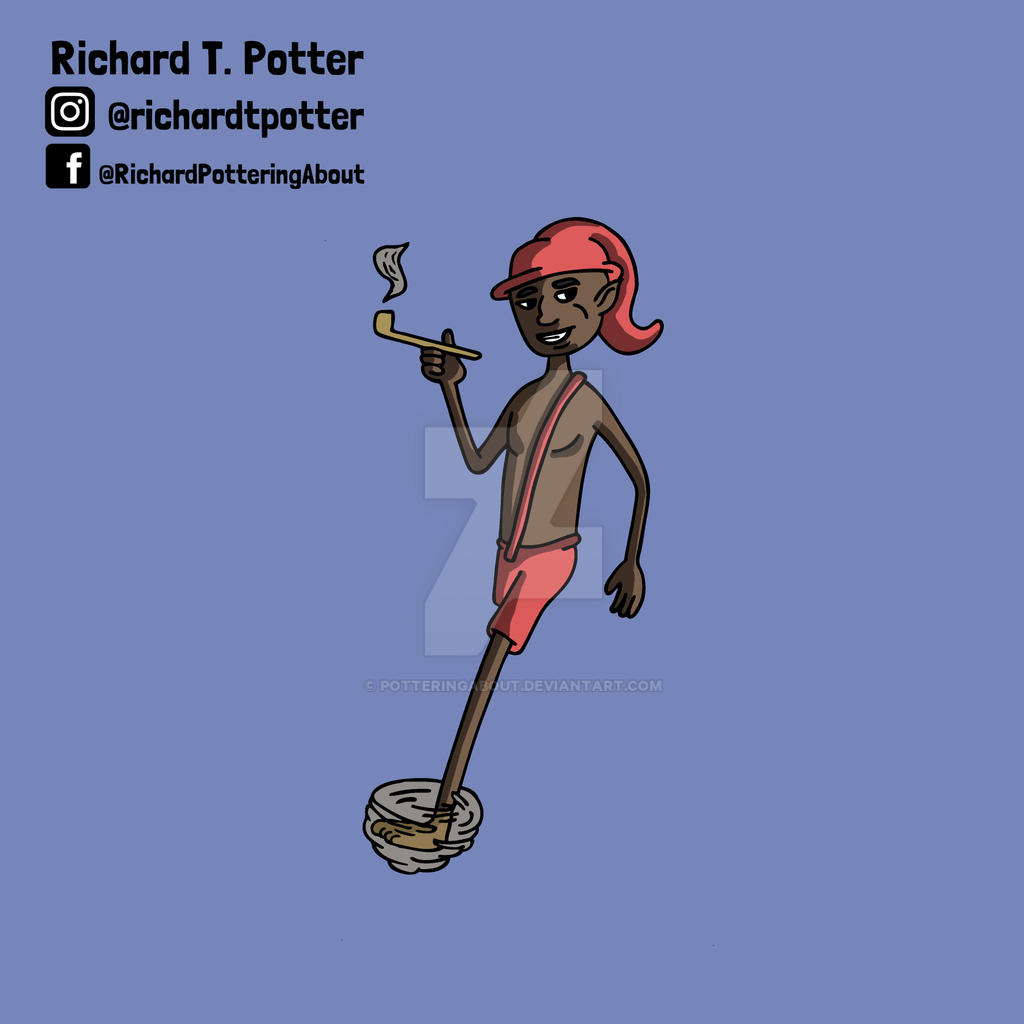 Saci Perere colour By PotteringAbout On DeviantArt saci-perere-colour-by-potteringabout-on-deviantart