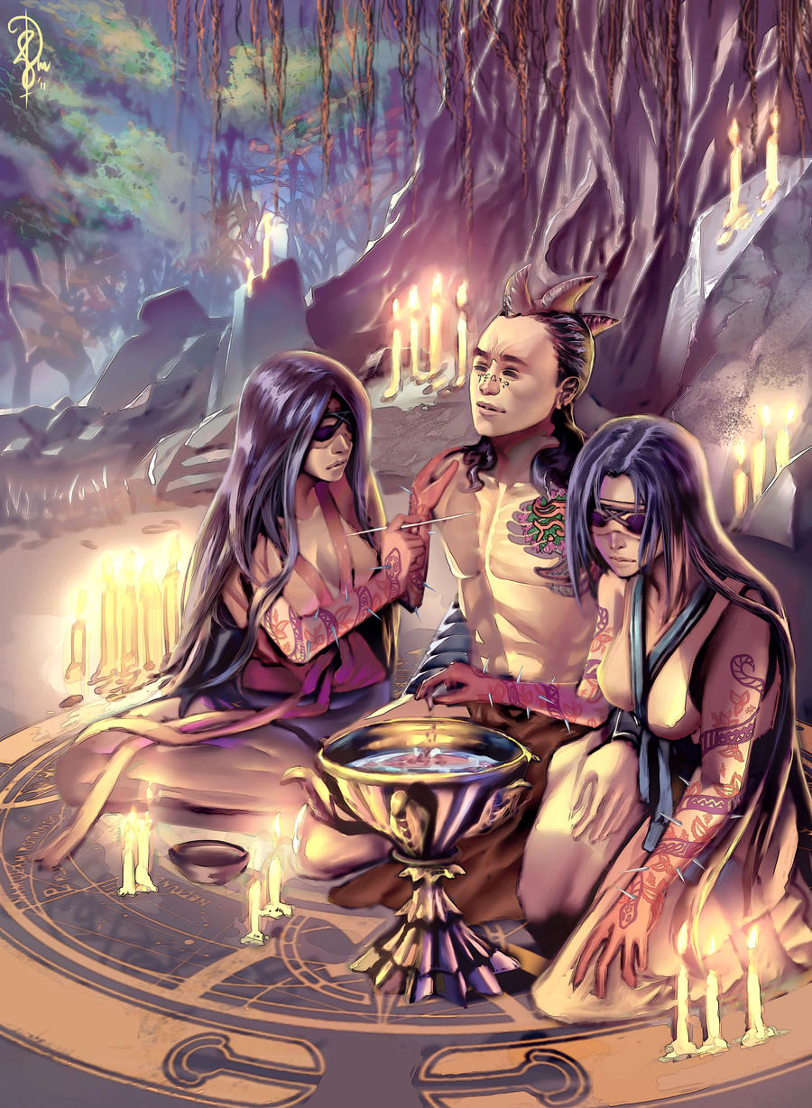 Mystic tattoo - Commission by Clearmirror-StillH2O on DeviantArt