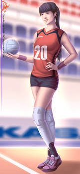 Volleyball Star Sabina