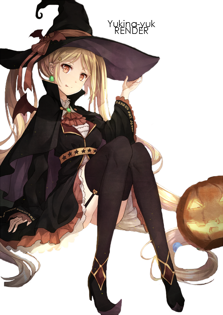[ 59241847 P0 ]anime girl witch  render #279