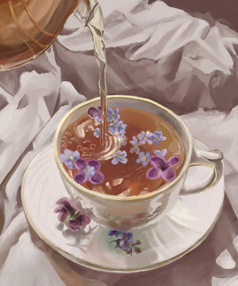 Tea cup by OphiliaArt on DeviantArt