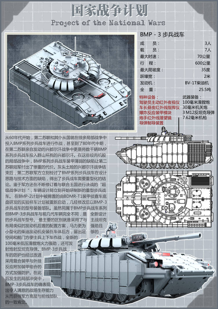 Bmp Rear Compartment BMP-3 Infantry fighting vehicle by wangkingfun on DeviantArt