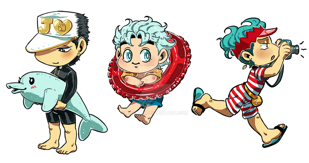 JJBA Calendar Sticker Set by melrna on DeviantArt