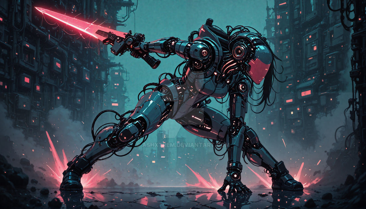 Cybertana cyberpunkKatana (5) by Ashxtrem on DeviantArt