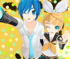 Mikuo And Rin Photo