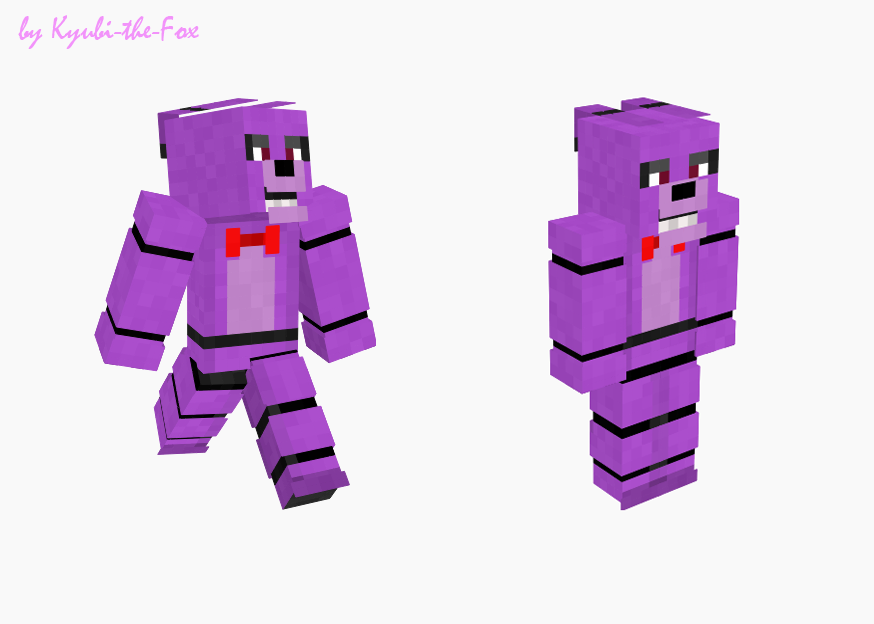 Fnaf bonnie Minecraft Skins