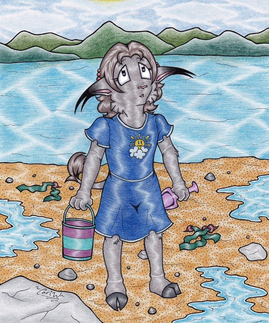 Mona Warbek - Colouring Page