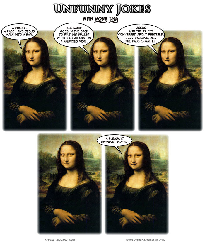 Unfunny Jokes with Mona Lisa