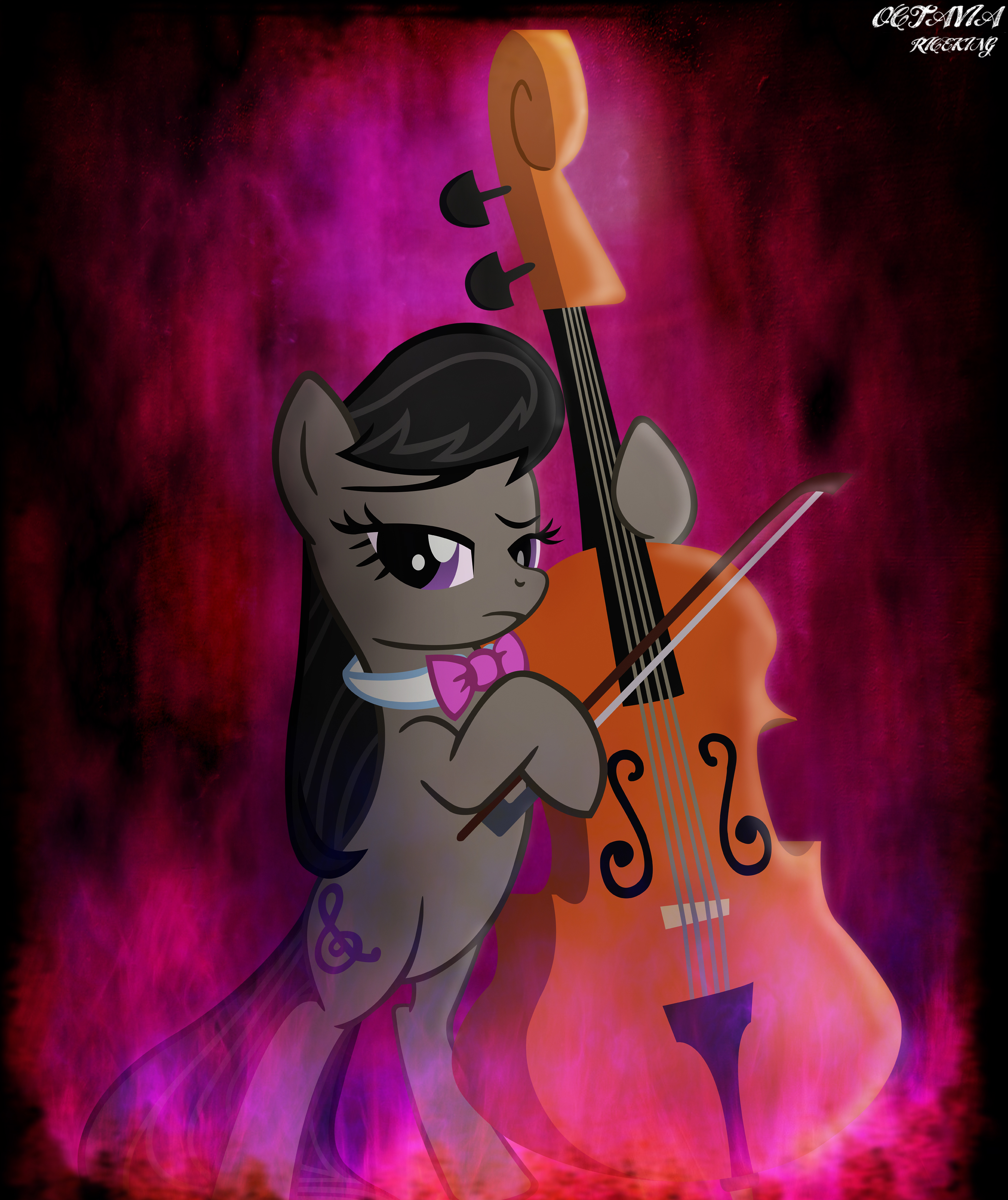 Octavia Melody Playing Her Cello