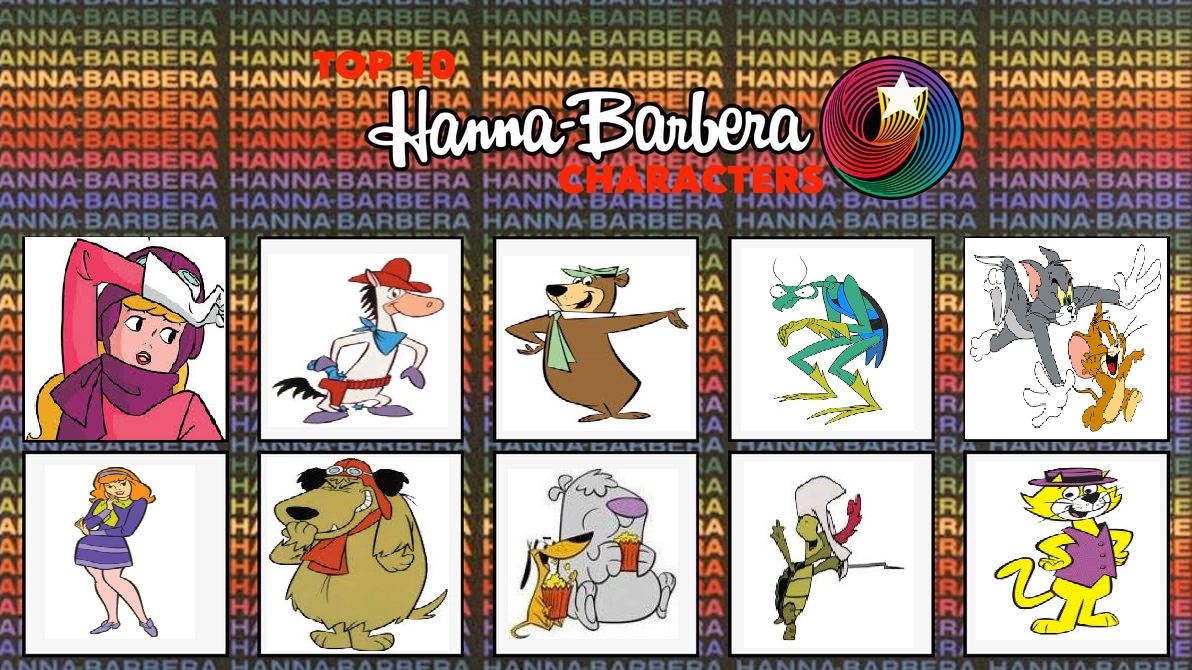 Top 10 Hanna Barbera Characters by Orange-Ratchet on DeviantArt Top 10 Hanna Barbera Characters by Orange-Ratchet on DeviantArt