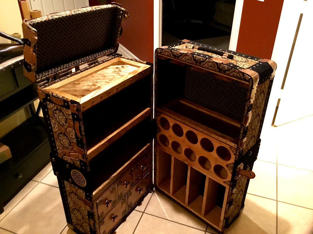 Asian Moroccan Steamer Trunk Bar Restore By Maurucat On Deviantart