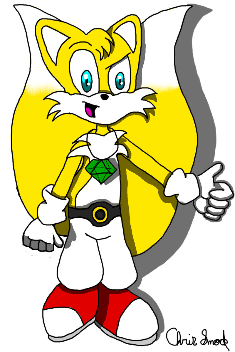 Tails Art Trade by DrawingWithFoxy on DeviantArt