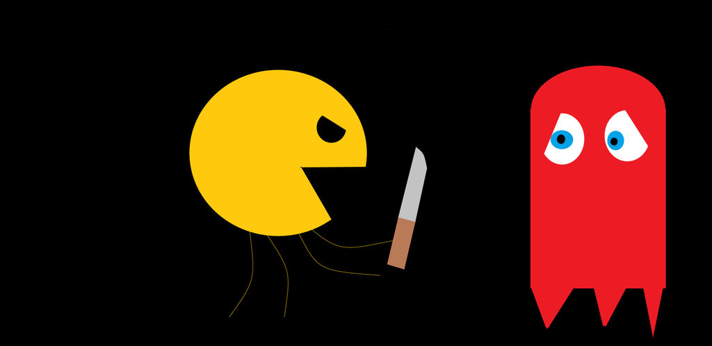 Bad Pacman Evil pacman by efrain2120 on DeviantArt