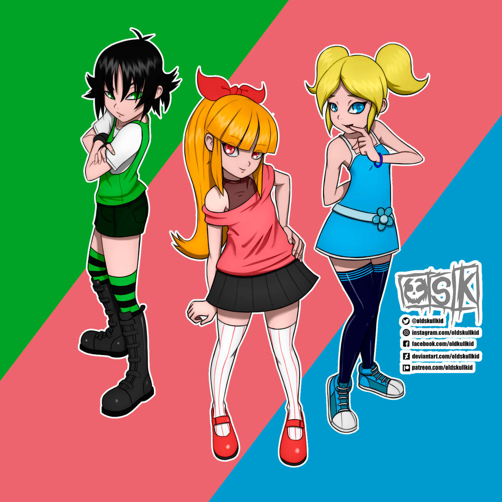 Powerpoff Deviantart POWERPUFF!! by oldskullkid on DeviantArt