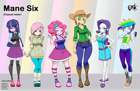 Mane Six (Casual wear)