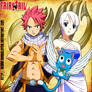 Natsu Lisanna y Happy