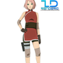 Sakura Haruno The Last NSUNS4 Render