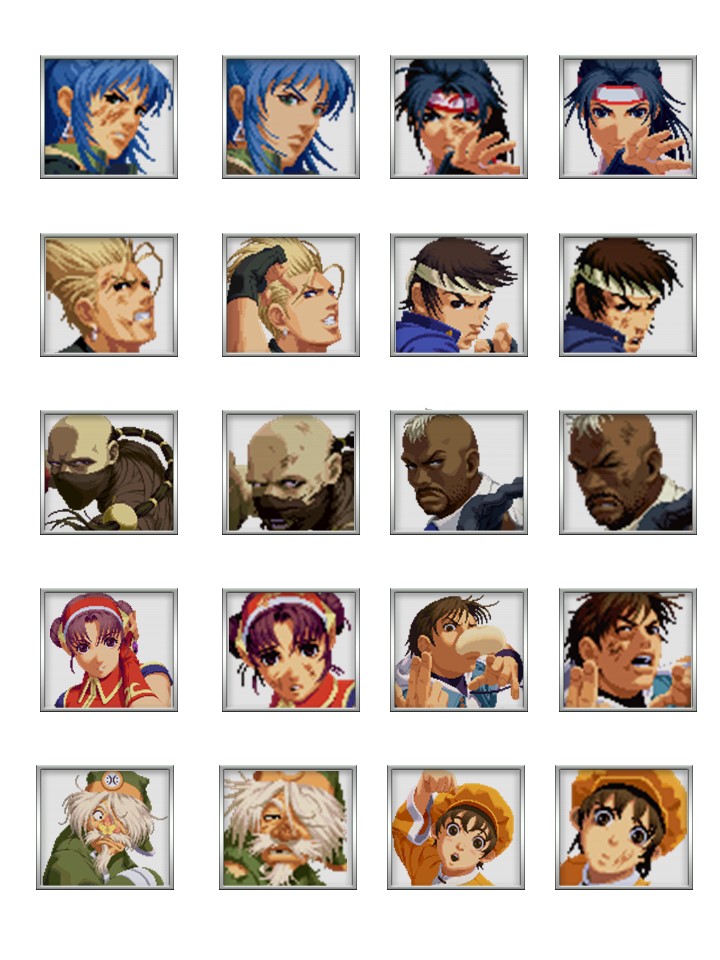 KOF Roster 2000 part 1 by MuseMalaysia on DeviantArt