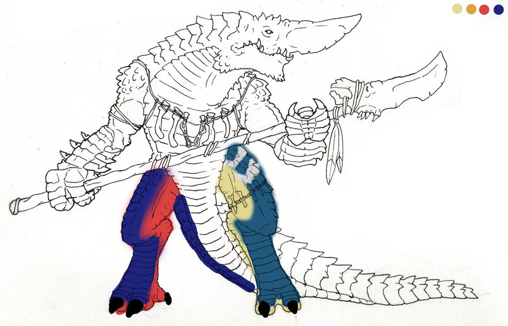 Lizardman Alien Color Options By Loganius On DeviantArt