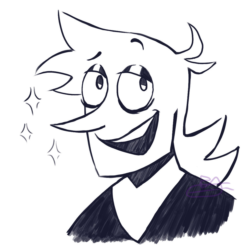 cool purple addison sketch (deltarune oc) by DaffodilNeko on DeviantArt