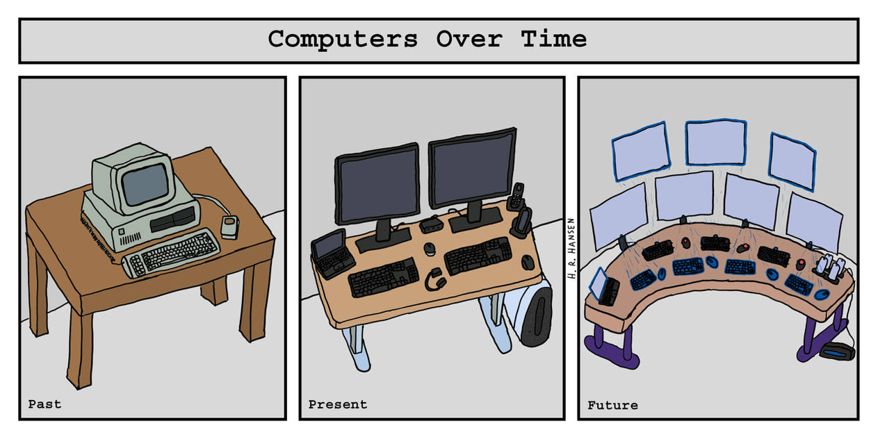 Computers Over Time Comic by dragonfatdude on DeviantArt