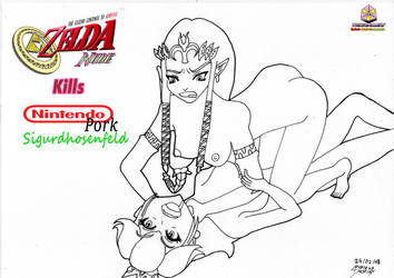 Zelda Nude Kills Nintendo Pork : SIGURDHOSENFELD by ShotDeath