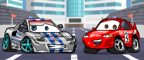 Riiiiiidge racer Pixar style by DM404 on DeviantArt