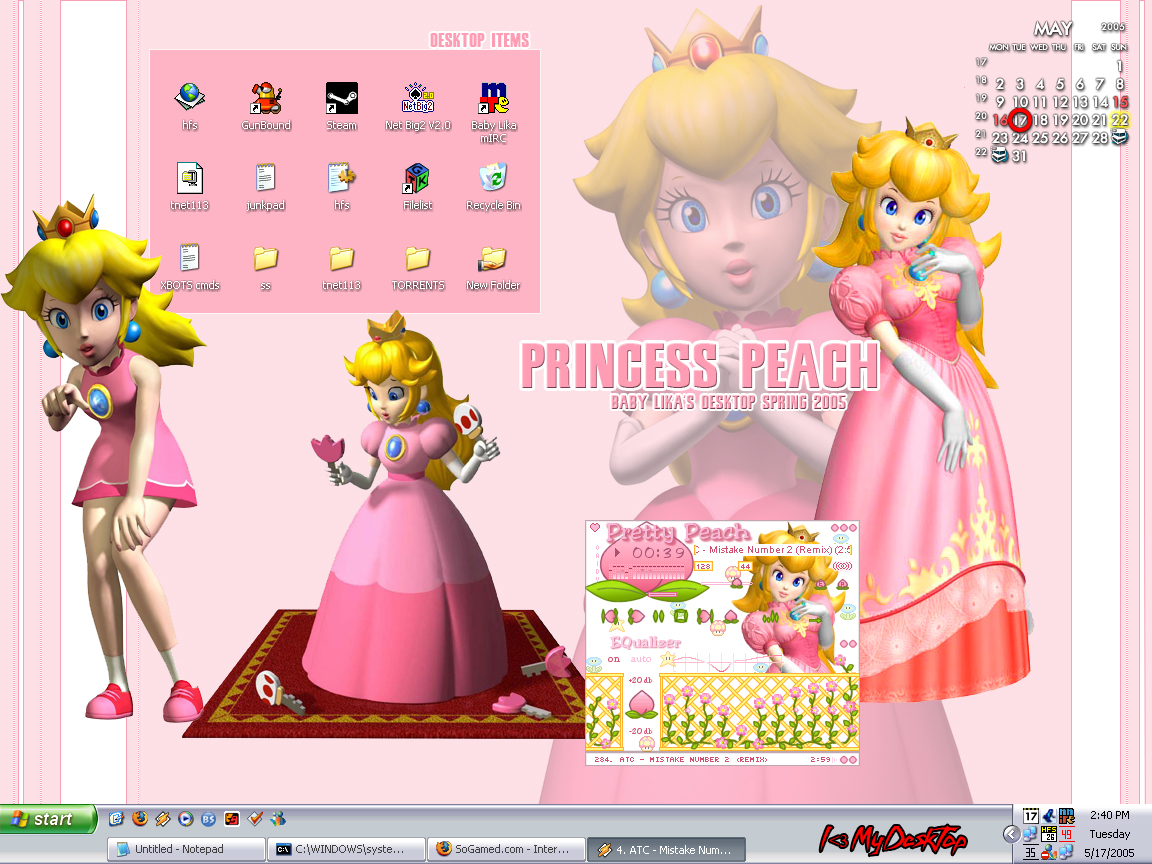 Princess Peach Desktop