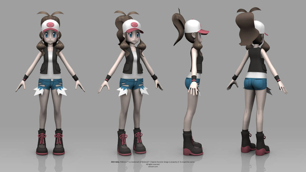 Pokemon Black and White - Hilda by TheRealValce