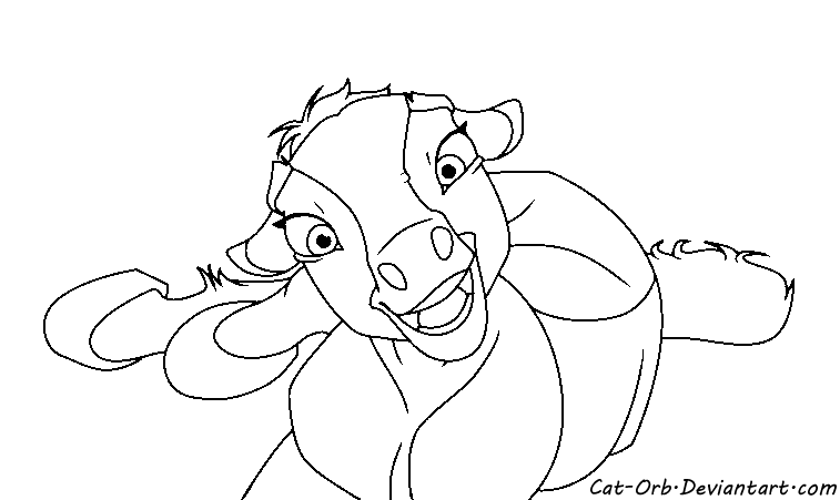 Spirit Foal Lineart