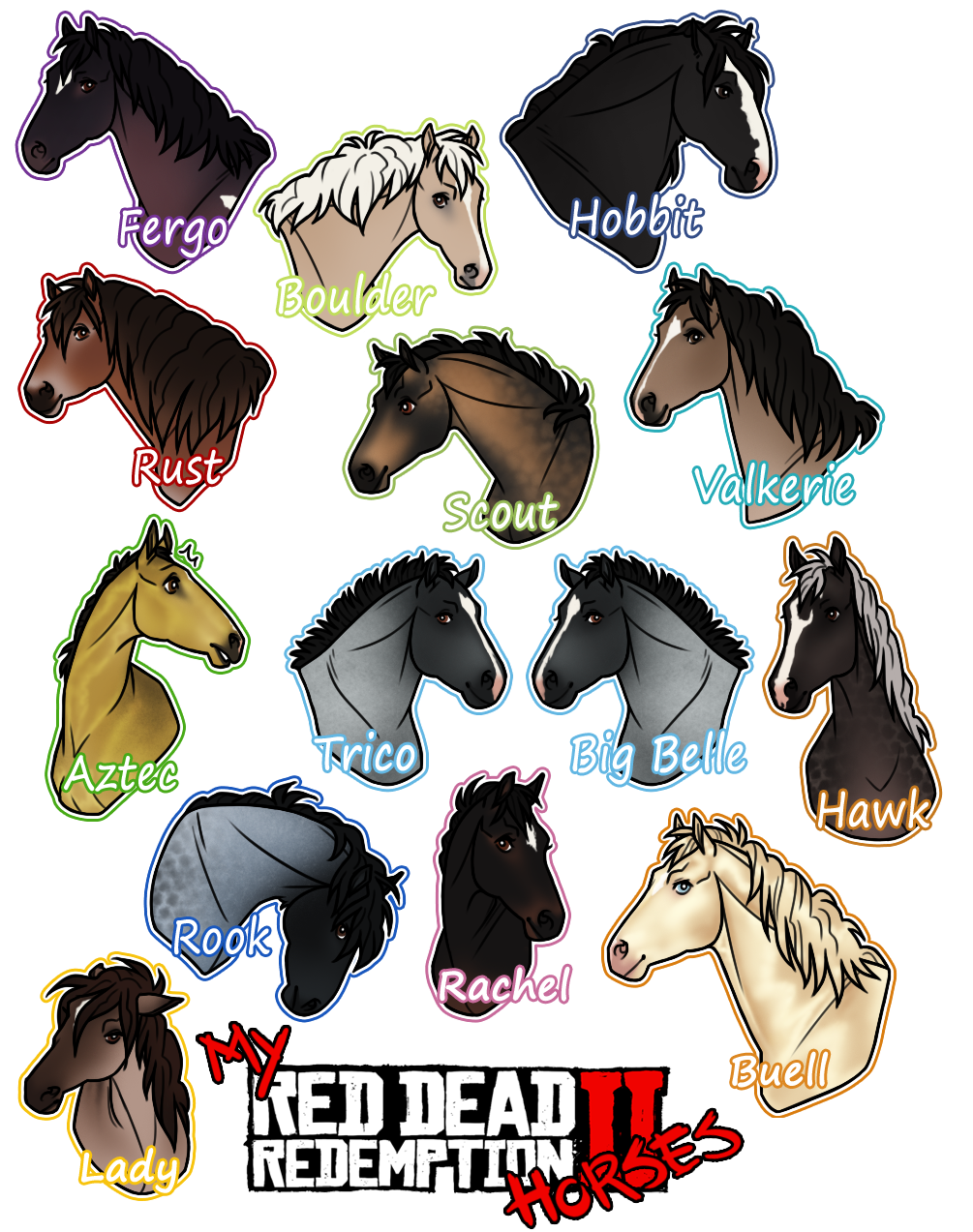 Diskutere fordelagtige deres My Red Dead Redemption 2 Horses! by Cat-Bells on DeviantArt