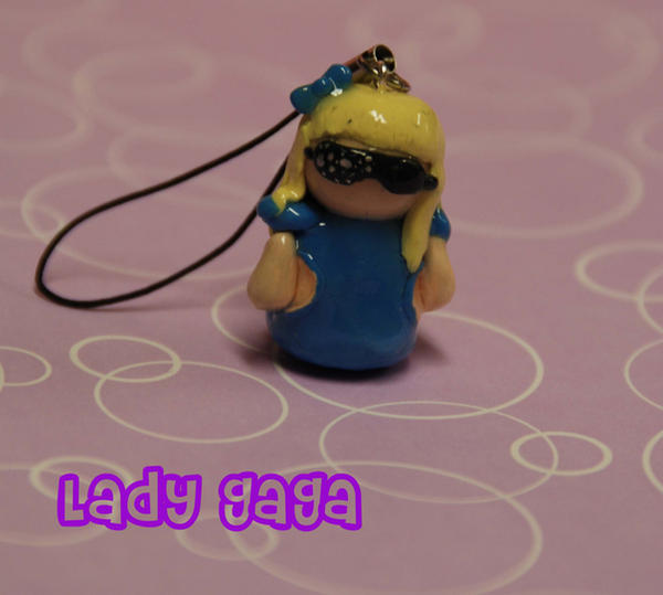 Lady GaGa cell phone charm